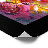 Arlecchino, Colombino und das Karneval Ballett Poster (Ecke)