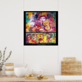 Arlecchino, Colombino und das Karneval Ballett Poster (Küche)