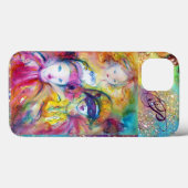 ARLECCHINO PIERO UND COLOMBINA / MONOGRAM Case-Mate iPhone HÜLLE (Rückseite (Horizontal))