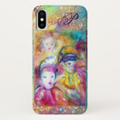 ARLECCHINO PIERO UND COLOMBINA / MONOGRAM Case-Mate iPhone HÜLLE (Rückseite)