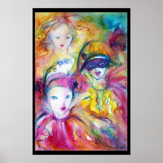 ARLECCHINO PIERO UND COLOMBINA POSTER (Vorne)