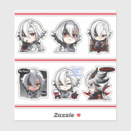 Arlecchino Stickers Aufkleber