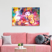 ARLECCHINO UND COLOMBINA LEINWANDDRUCK (Insitu (Wohnzimmer))