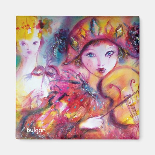 ARLECCHINO UND COLOMBINA MAGNET (Vorne)