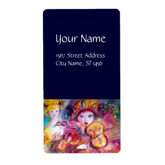 ARLECCHINO UND COLOMBINA, rosa, lila gelb (Vorne)