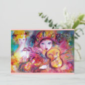 ARLECCHINO UND COLOMBINA Venezianisch Mardi Gras M (Stehend Vorderseite)