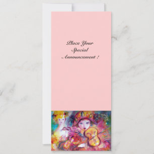 ARLECCHINO UND COLOMBINA / Venezianischer Karneval Ankündigung