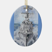 Arleigh Burke Class Destroyer Keramik Ornament (Rechts)