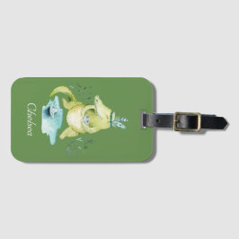 Arlena, der Alligator Personalisiert Gepäckanhänger