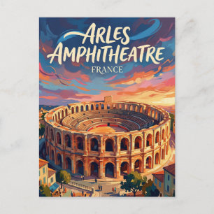 Arles Amphitheater Frankreich Postkarte