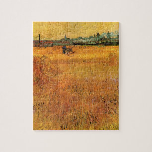 Arles: Blick aus den Weizenfeldern von Vincent van Puzzle