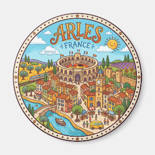 Arles Frankreich Magnet