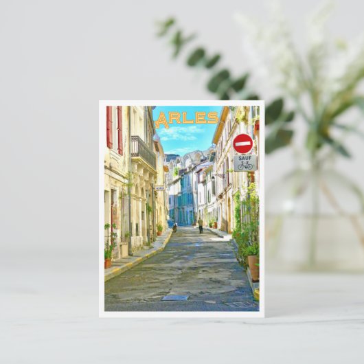 Arles, Frankreich Postkarte (Stehend Vorderseite)