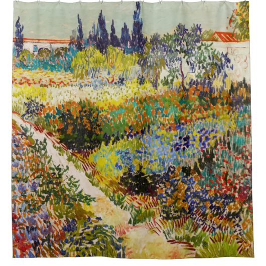 Arles Garden Duschvorhang (Vorderseite)
