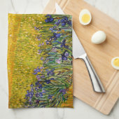 Arles mit Irisfarbe Vincent van Gogh Handtuch (Viertel Falte)