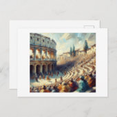 Arles Roman Amphitheater, Postkarte (Vorne/Hinten)
