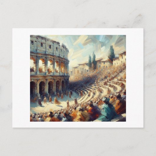 Arles Roman Amphitheater, Postkarte (Vorderseite)