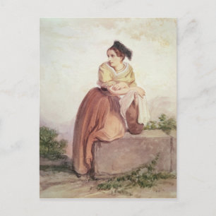 Arlesienne aus der Zeit von Daudet und Bizet Postkarte