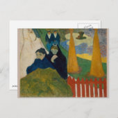 Arlesiennes (Mistral) Paul Gauguin Postkarte (Vorne/Hinten)