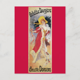Arlette Dorgere, 1904 Jugendstil Postkarte