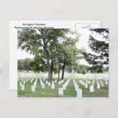 Arlington Cemetry Postkarte (Vorne/Hinten)
