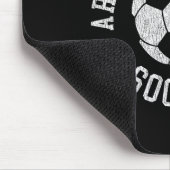 Arlington County Soccer Retro Distressed 90's Vint Mousepad (Ecke)