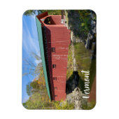 Arlington Covered Bridge in Vermont Magnet (Vertikal)