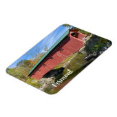 Arlington Covered Bridge in Vermont Magnet (Linke Seite)