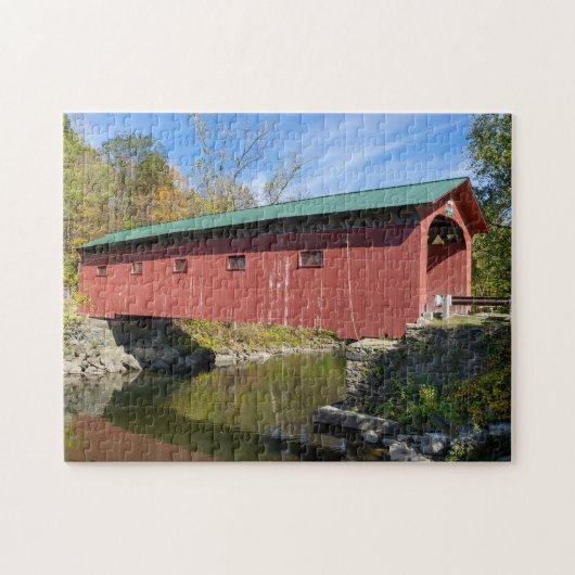 Arlington Covered Bridge in Vermont Puzzle (Horizontal)