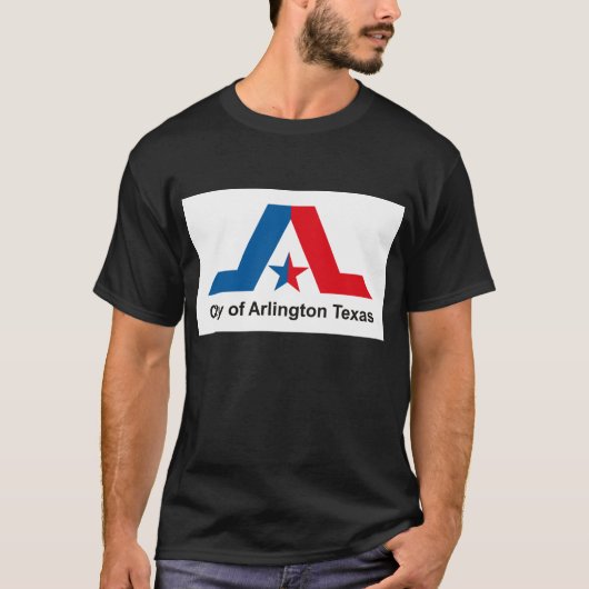 Arlington-Flaggen-T - Shirt (Vorderseite)