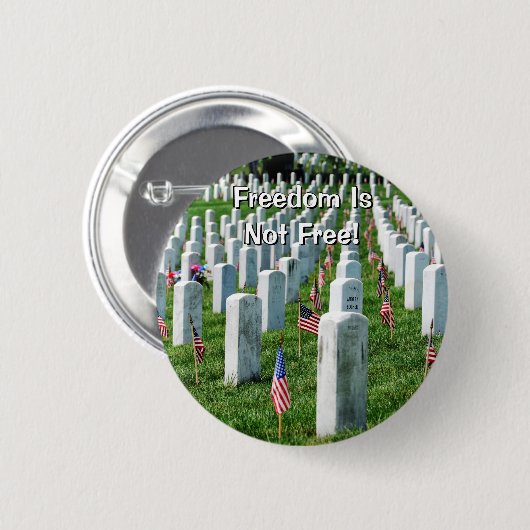 Arlington-Friedhof Button (Vorne & Hinten)