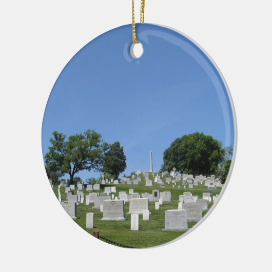 Arlington-Friedhof Keramikornament (Links)