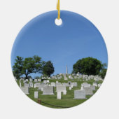 Arlington-Friedhof Keramikornament (Hinten)