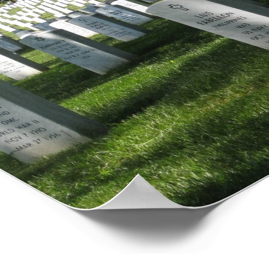 Arlington Friedhof Poster (Ecke)