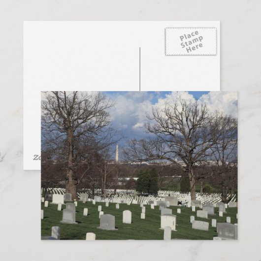 Arlington-Friedhof Postkarte (Vorne/Hinten)
