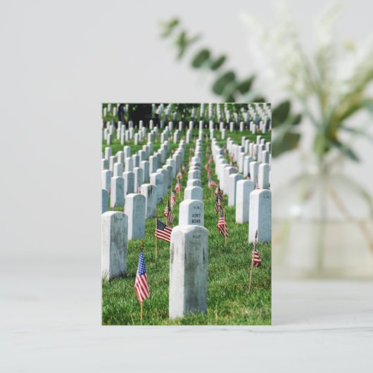 Arlington Friedhof Postkarte (Stehend Vorderseite)