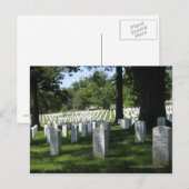 Arlington Friedhof Postkarte (Vorne/Hinten)