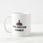 Arlington Gamer 8-Bit Stadt Kaffeetasse (Links)