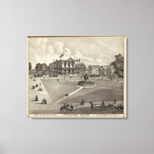 Arlington-Haus, Ozean-Waldung, NJ Leinwanddruck