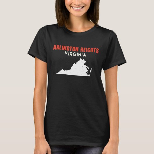 Arlington Heights Washington USA Staat America Tra T-Shirt (Vorderseite)