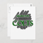 Arlington High School Colts - Arlington, TX Postkarte (Vorne/Hinten)