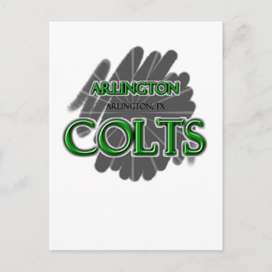 Arlington High School Colts - Arlington, TX Postkarte (Vorderseite)