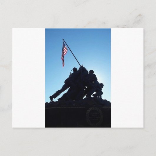 Arlington Iwo Jima Postkarte (Vorderseite)