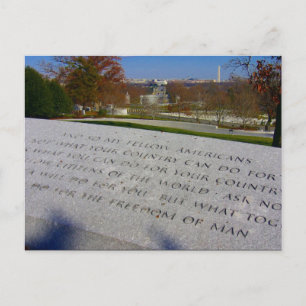 Arlington JFK Denkmal Postkarte