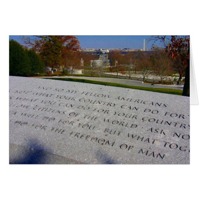 Arlington JFK-Gedenkstätte (Vorderseite (Horizontal))