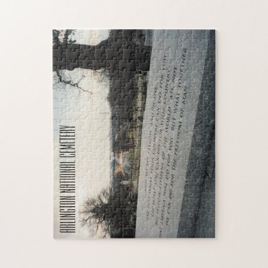 arlington JFK Zitat Puzzle (Vertikal)