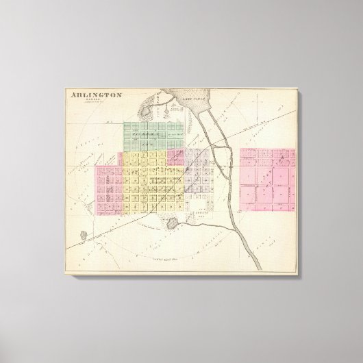 Arlington, Kansas Leinwanddruck (Vorderseite)