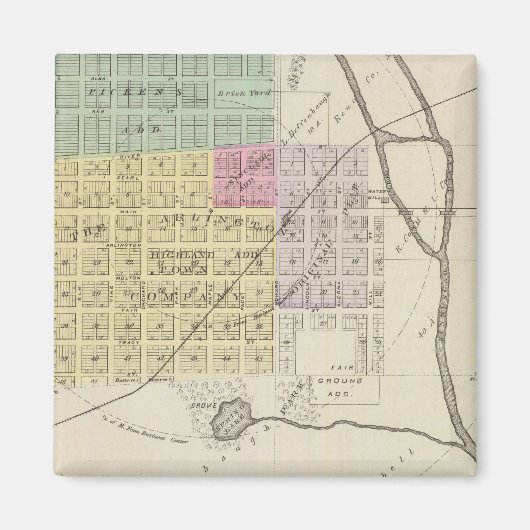 Arlington, Kansas Magnet (Vorne)