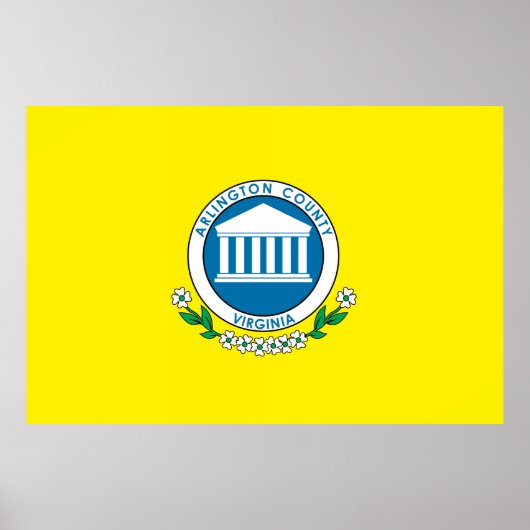 Arlington-Landkreis-Flagge Poster (Vorne)