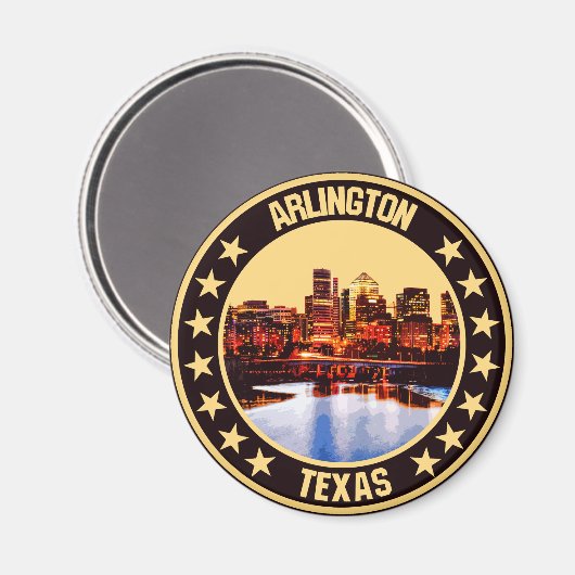 Arlington Magnet (Vorderseite/Rückseite)